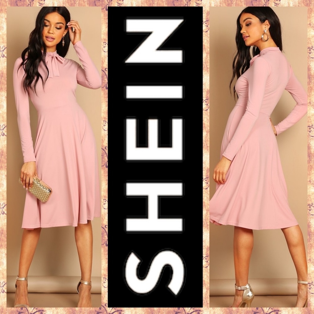💋SOLD 🔥Shein bow dress - Picture 1 of 4